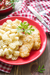 Pasta and fish