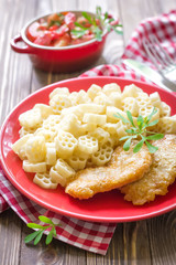 Pasta and fish