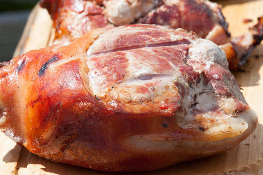 jambon roti a la broche