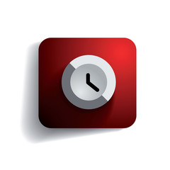 Clock icon button