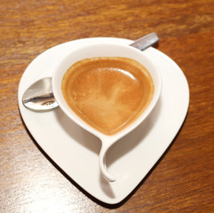 espresso herz tasse