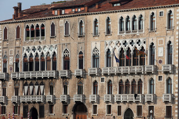 Naklejka premium Venice - Exquisite antique building at Canal Grande