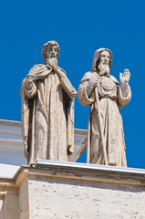 Fototapeta na wymiar Katedra Manfredonia. Apulia. Włochy.