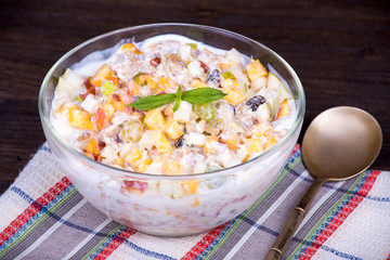 Muesli with fruit