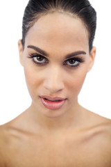 Obraz premium Beautiful woman posing and looking at camera