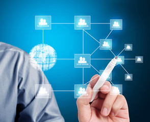 drawing social network