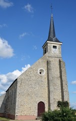 Fototapeta na wymiar Eglise de Pézarches en Seine-et-Marne