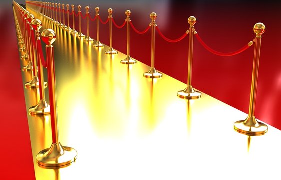 3d illustration of path to the success