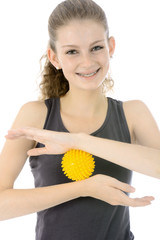 Ergotherapie mit Igelball