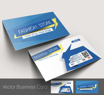 business card, vector
