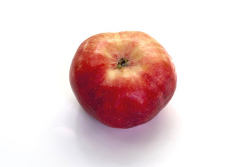 Fototapeta na wymiar One red apple