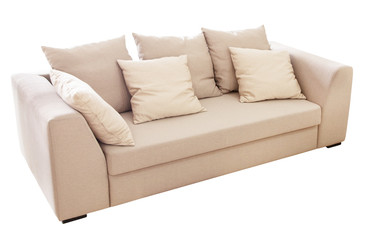 Sofa isolated on white background