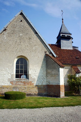 Fototapeta na wymiar Medieval Chapel in Champagne, France