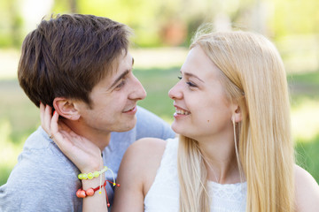 Beautiful young couple