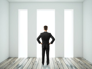 Fototapeta premium businessman looking