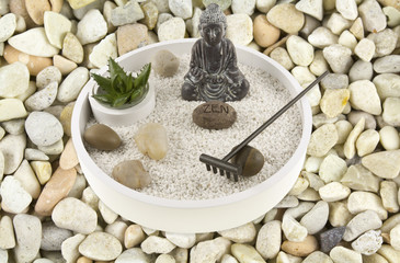 jardin zen de décoration