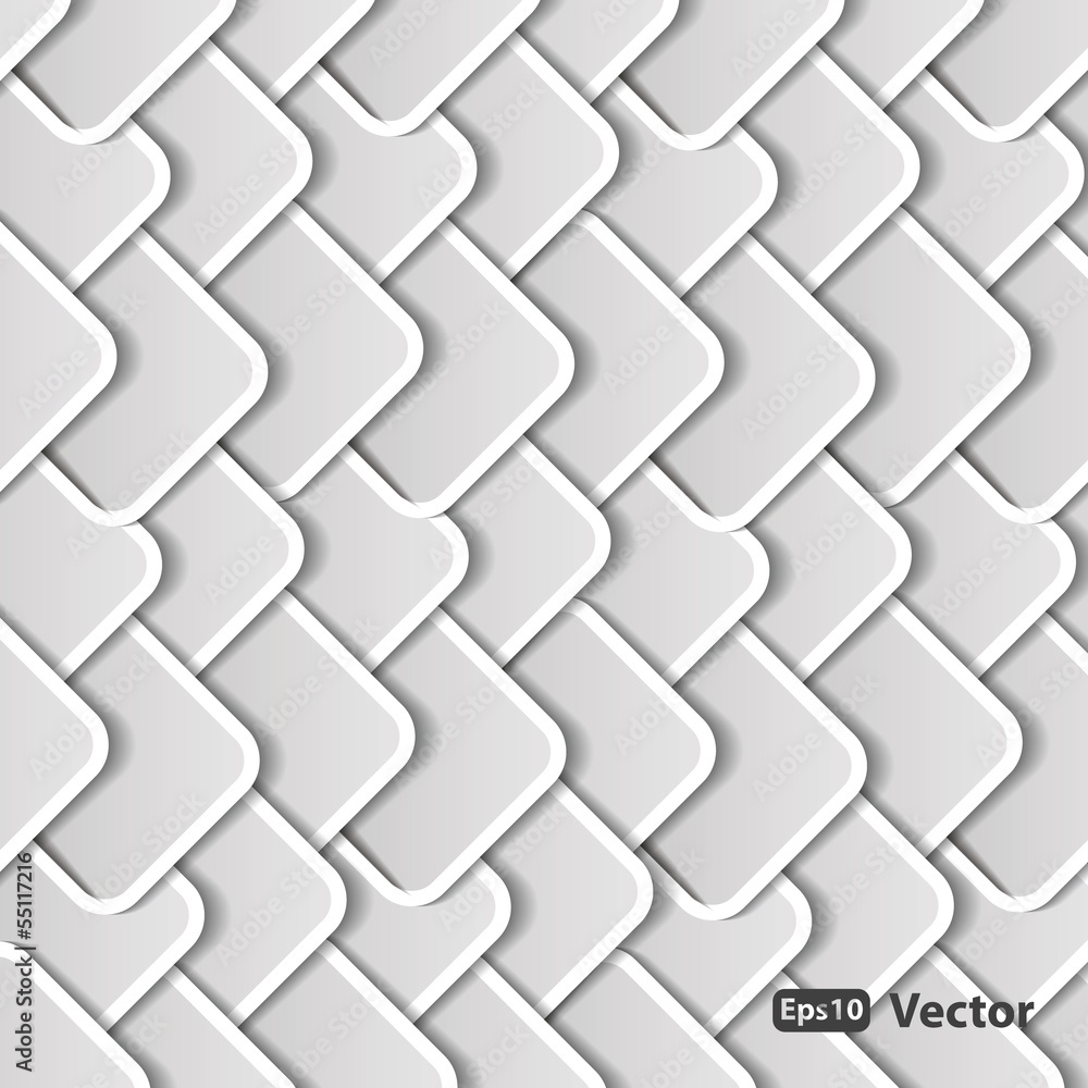 Poster abstract background - squares with drop shadows