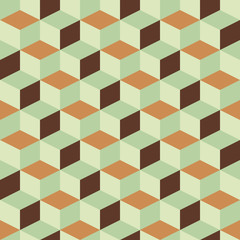 abstract cubic geometric pattern background