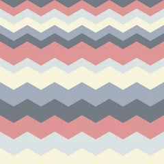 Zelfklevend Fotobehang Zigzag abstract geometrisch patroon