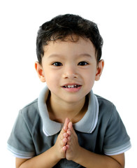 A kid is asking for permission