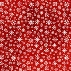 Naklejka na ściany i meble Christmas Snowflakes Seamless Pattern