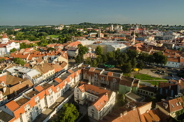 Fototapeta na wymiar Litwa. Vilnius Old Town w lecie