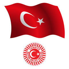 turkey wavy flag and coat