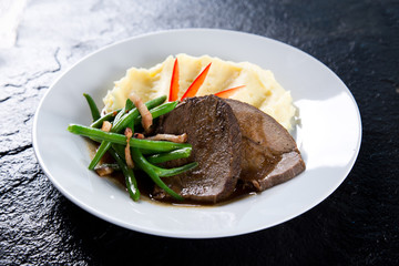 Delicious beef steak