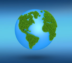 Fototapeta premium Grass Globe
