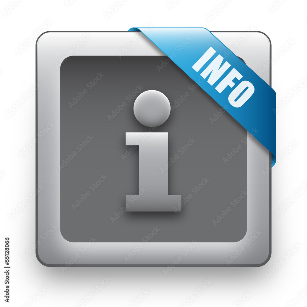 Aufkleber info web button (find out more search learn about information)