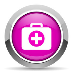 Obraz premium first aid kit icon