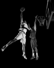 Fototapeta na wymiar basketball player in action