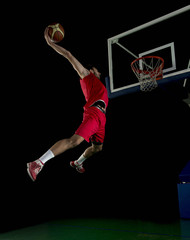 basketball player in action