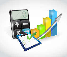 business set of tools illustration design