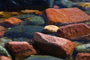 Steine im Wasser