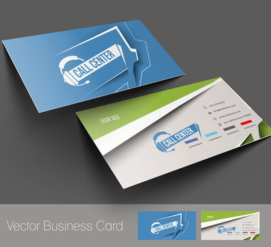 business card, vector