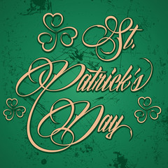 Retro design for St. Patrick's Day - vector illustration