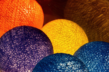 Decorating Lighting Balls.
