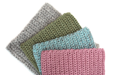 Crocheted geometric patterns