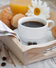 Croissant  with Coffee