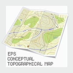 Conceptual topographical map