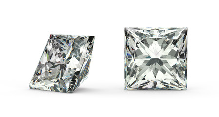 Princess Cut Diamond - 55138807