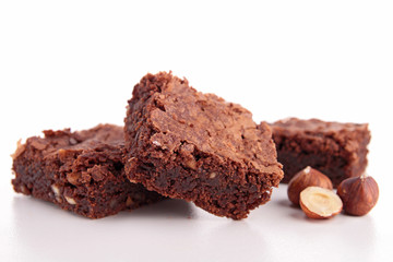 brownies isolated