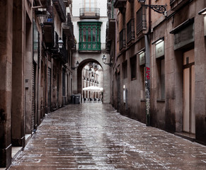 Old streets of Barrio Gotico