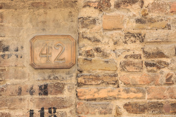 House number 42