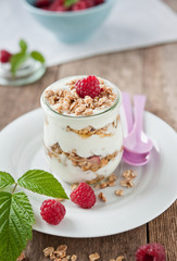 gesundes, ausgewogenes müsli