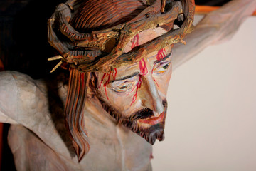 Jezus na krzyżu - obrazy, fototapety, plakaty