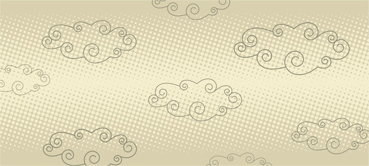 Vintage clouds