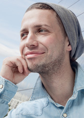 Portrait of an urban boy