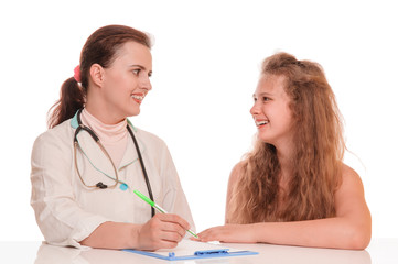 Doctor and child